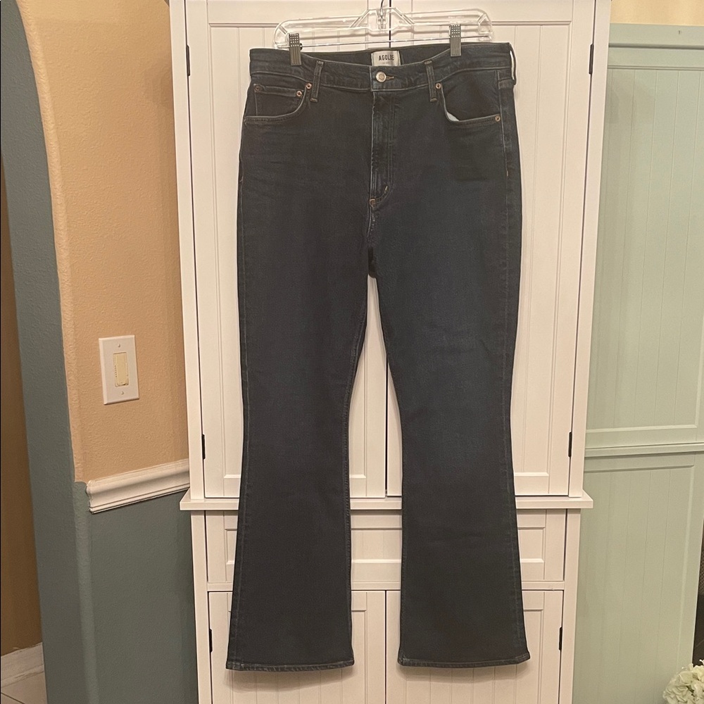Agolde Midnight Blue Flare Jeans